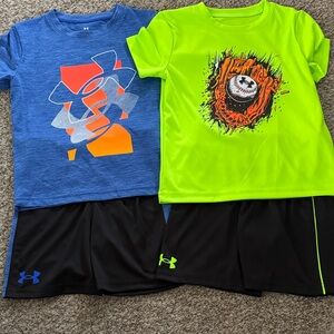 Under Armour boy matching sets EUC-size 4